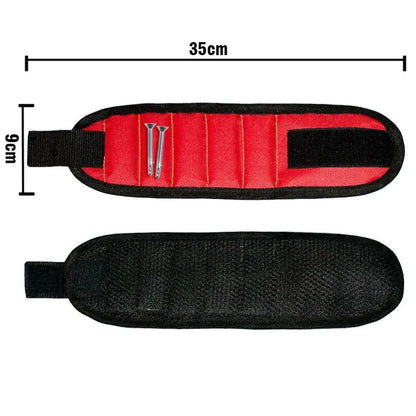 Strong Magnetic Wristband – Portable Tool Bag for Holding Screws, Nails, Nuts, Bolts, and Drill Bits 35cm By 9cm.