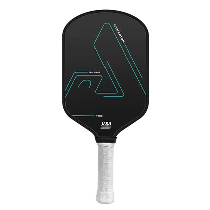 Black T700 Carbon Fiber Pickleball Paddle - USAPA Approved, Lightweight with Frosted Surface for Professional Play