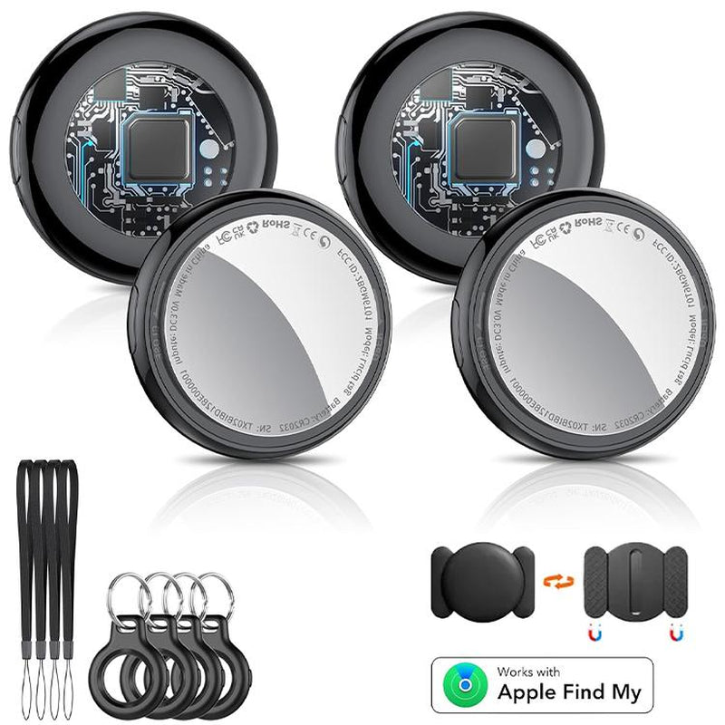 Tukio GPS Tracker for Cars & Pets - Mini, Weatherproof, Anti-Lost Device with Apple Find My Compatibility - IP67 Waterproof & Replaceable Battery! Summer Deals!