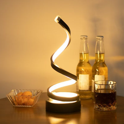 Portable, Stylish Spiral Desk Lamp
