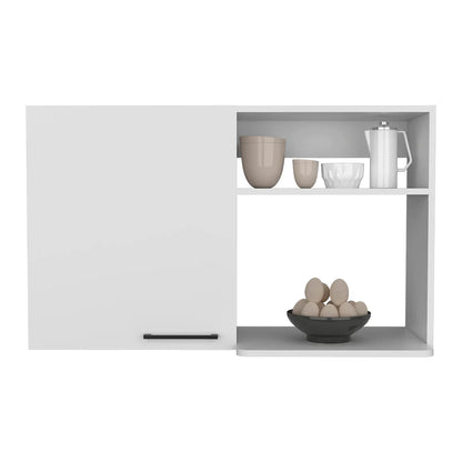 Complements Kitchen Space 
Kitchen Wall Cabinet Burwood, White Finish