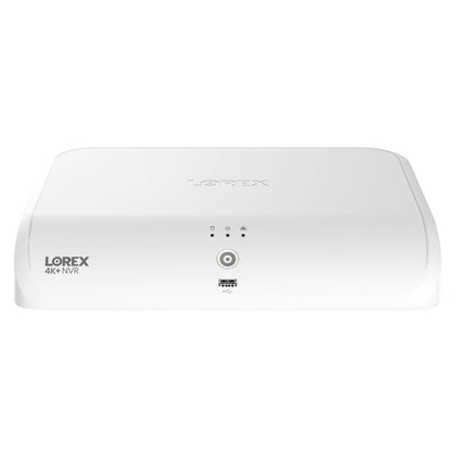 White Control System 4K+ UHD 12MP Wired Security Camera System with 6 Cameras & 2TB HDD