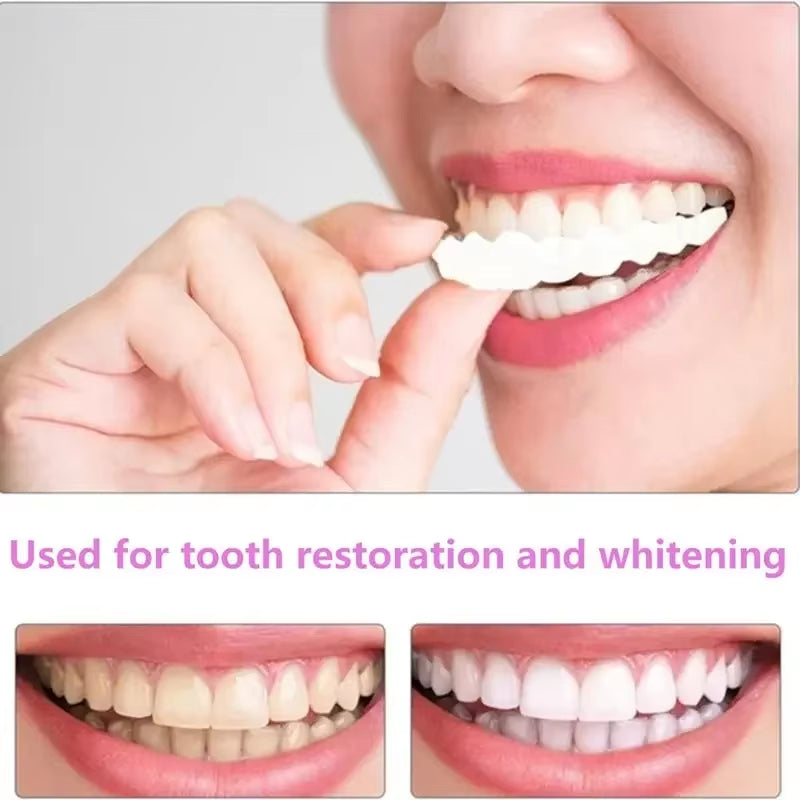 Transform Your Smile with Comfort Fit Flex Veneers - Perfect Bright Fake Teeth Cover for a Radiant White Smile!