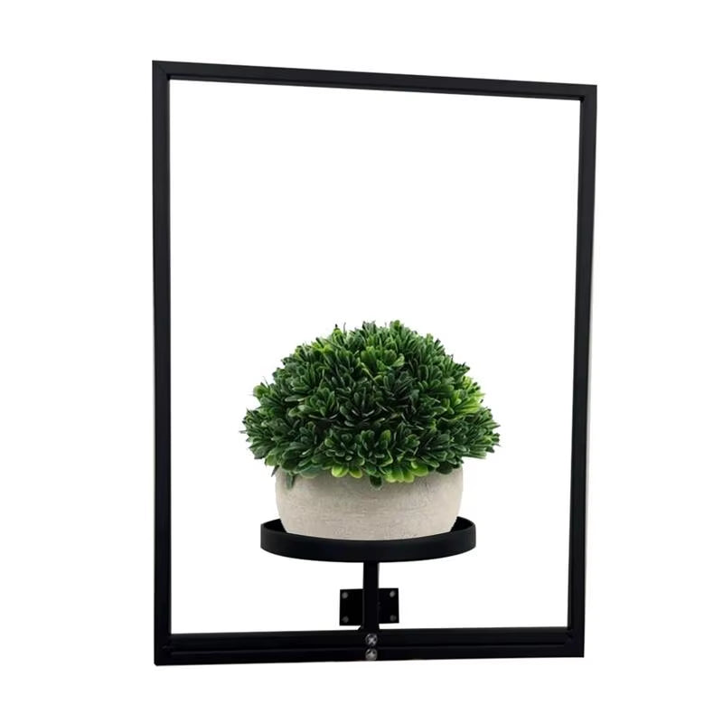 Stylish Wall-Mounted Metal Photo Frame Planter for Succulents - Perfect Home Decor Display!