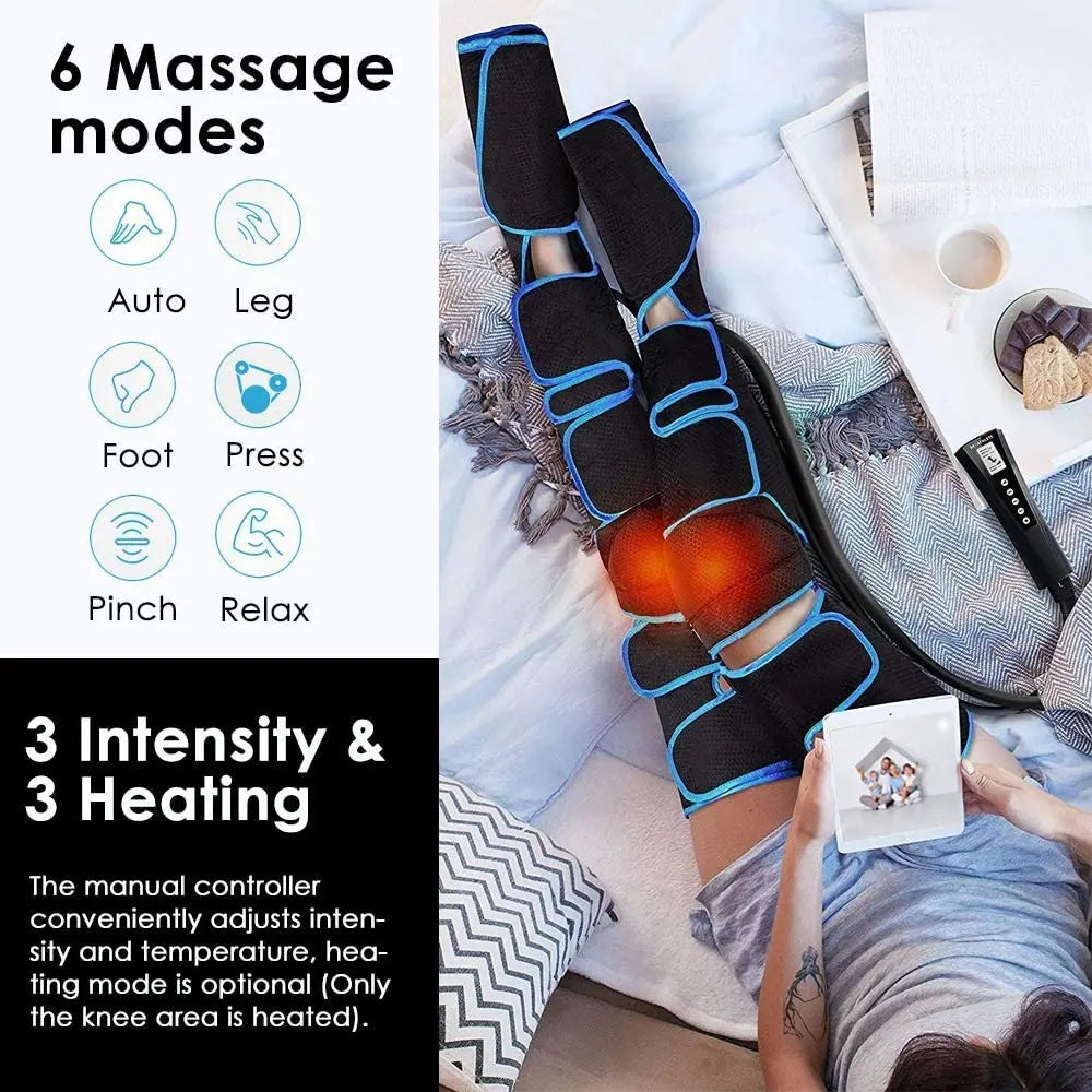 Revitalize Your Legs with the 360° Foot Air Pressure Massager - Boost Circulation & Relax Muscles!