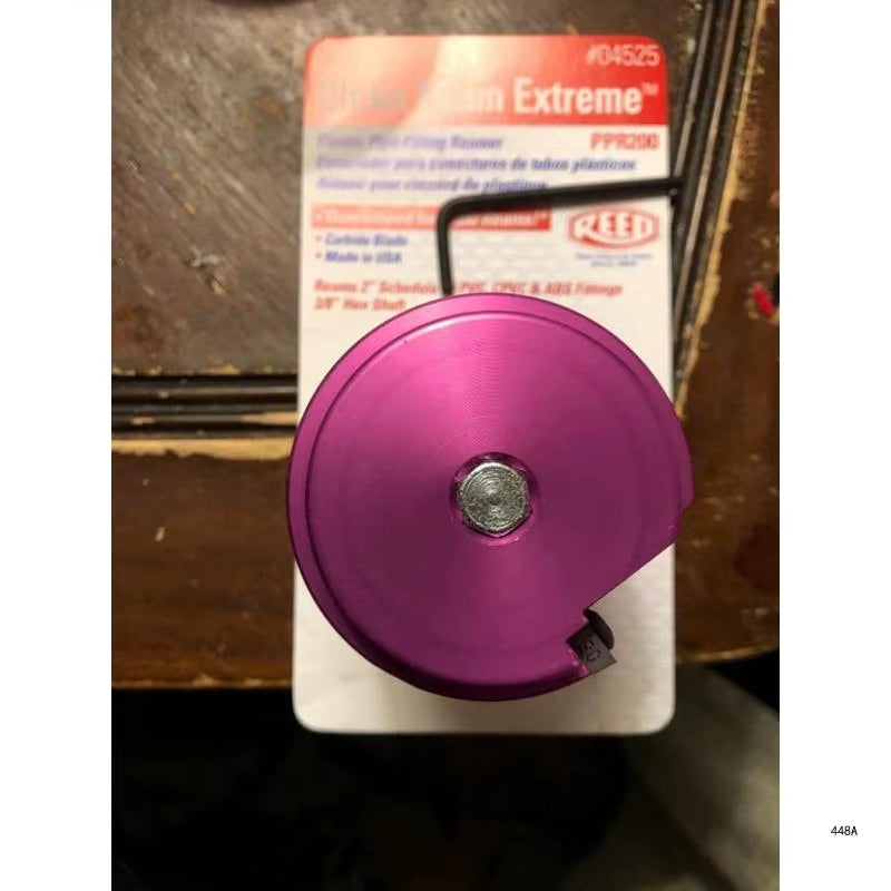 Premium Aluminum PVC Pipe Reamer - Perfect for DIY Projects & Accurate Trimming of Old or Broken Pipes