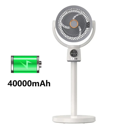 Powerful Remote-Controlled Electric Stand Fan - Turbo Cooling Circulator with Timer and Oscillation for Ultimate Home Comfort